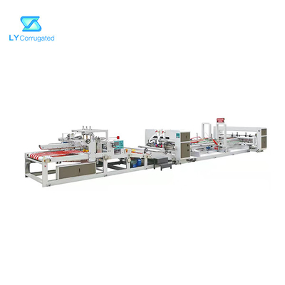 چسب پوشه تخته راه راه خودکار PLC برای جعبه کارتن 4 6 گوشه