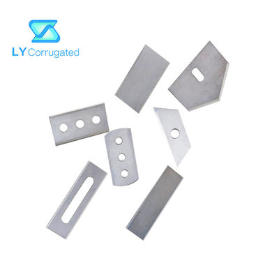 تیغه فولادی کربنی دو لبه 43*22*0.5 میلی متری برای برش فویل فیلم بسته بندی