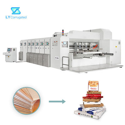 دستگاه اسلات پرینتر TUV Flexo دو رنگ 5000 کیلوگرم برای جعبه بسته بندی جعبه کارتن