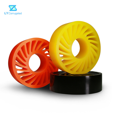 قطعات ماشین راه راه TUV چرخ های با روکش pu 330mmx220mmx70mm