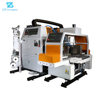دستگاه بسته بندی کارتن کنترل PLC، دستگاه بسته بندی PE 3.5 کیلوواتی 0. 5MPa